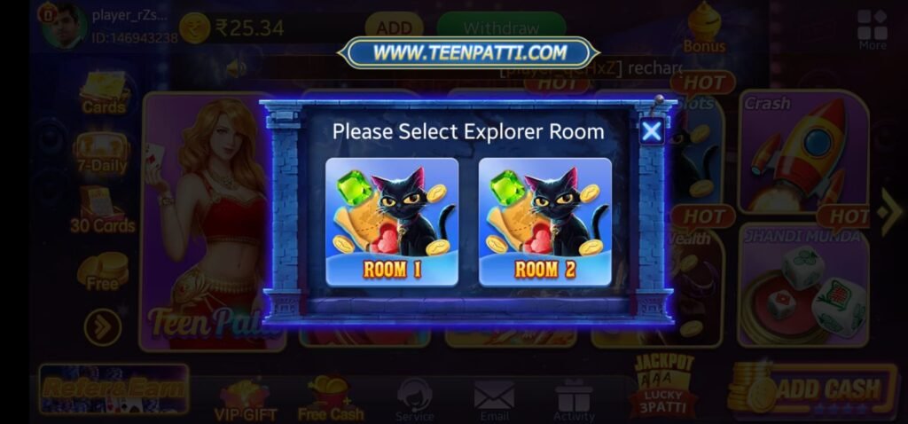 Teen patti slots